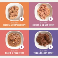 Health Extension Variety Pack Grain-Free Canned Cat Food, 2.8-oz, Case Of 24 -Furry Feast 209674 PT2. AC SS1800 V1626816468