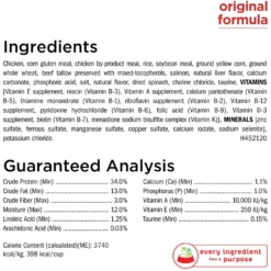 Purina Cat Chow Naturals Original With Added Vitamins, Minerals & Nutrients Dry Cat Food -Furry Feast 211440 PT4. AC SS1800 V1695742897