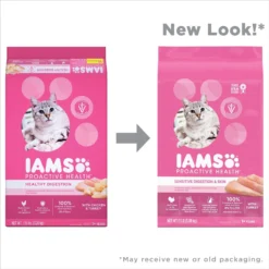 Iams Proactive Health Sensitive Digestion & Skin Turkey Dry Cat Food -Furry Feast 213075 PT2. AC SS1800 V1609947862