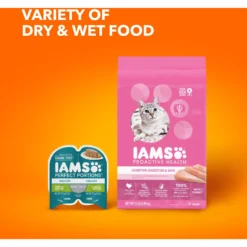 Iams Proactive Health Sensitive Digestion & Skin Turkey Dry Cat Food -Furry Feast 213075 PT8. AC SS1800 V1609949888