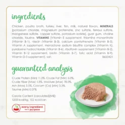 Fancy Feast Gourmet Naturals White Meat Chicken Recipe Grain-Free Pate Kitten Canned Cat Food, 3-oz Can, Case Of 12 -Furry Feast 214807 PT5. AC SS1800 V1677102859