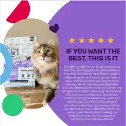 I And Love And You Naked Essentials Indoor Health Chicken And Turkey Recipe Dry Cat Food, 3.4-lb Bag -Furry Feast 217317 PT3. AC SS1800 V1694454600