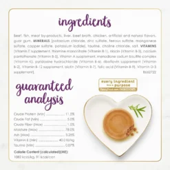 Fancy Feast Beef Feast Classic Pate Senior 7+ Canned Cat Food, 3-oz Can, Case Of 24 -Furry Feast 217438 PT6. AC SS1800 V1691417474