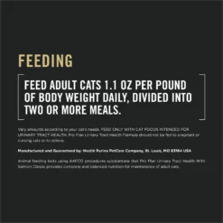 Purina Pro Plan Focus Adult Urinary Tract Health Formula With Salmon Classic Canned Cat Food -Furry Feast 217727 PT7. AC SS1800 V1634253675