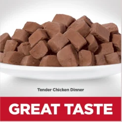 Hill's Science Diet Adult 7+ Tender Chicken Recipe Cat Food, 2.8-oz Pouch, Case Of 24 -Furry Feast 218071 PT3. AC SS1800 V1598142707