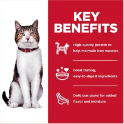 Hill's Science Diet Adult 7+ Tender Dinner Variety Pack Cat Food, 2.8-oz Pouch, Case Of 12 -Furry Feast 218077 PT4. AC SS1800 V1598151671