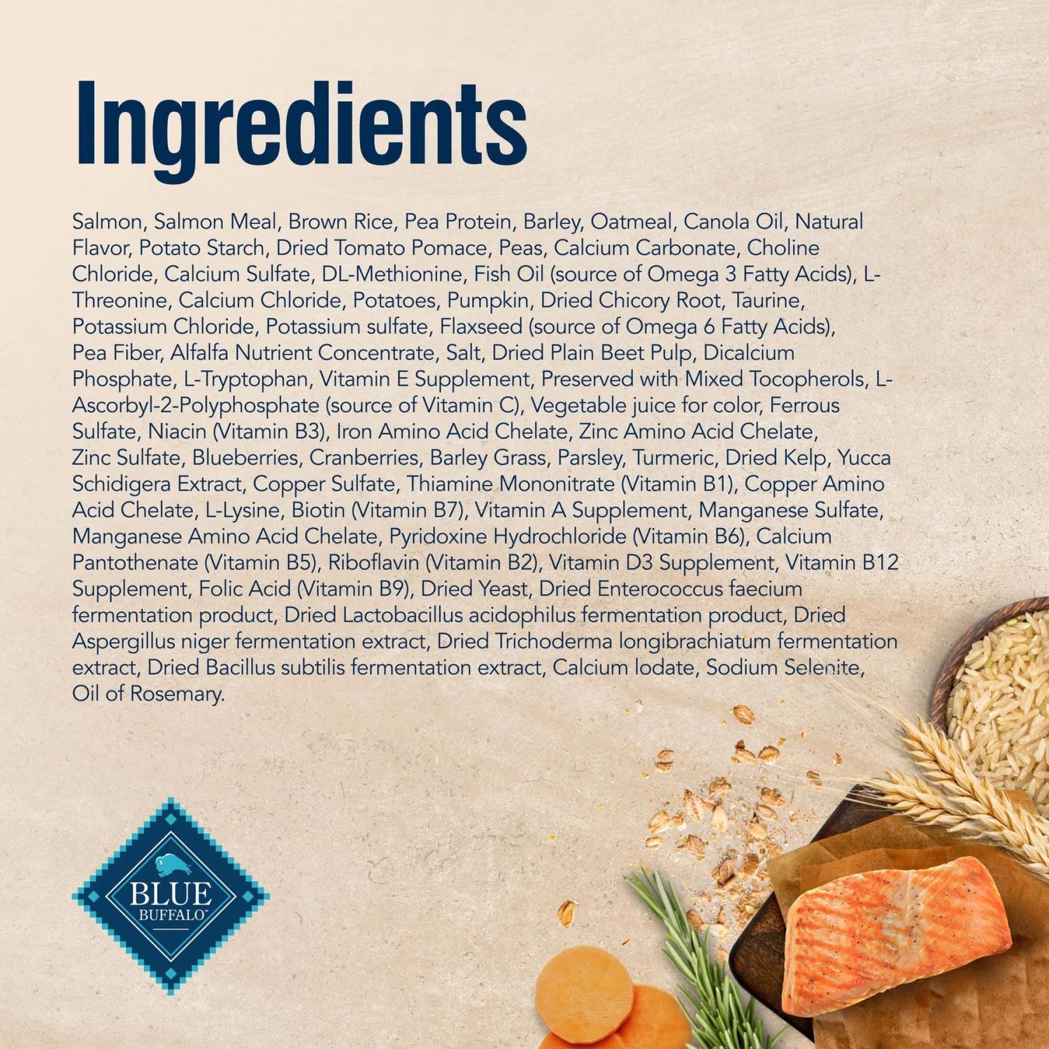 Blue Buffalo True Solutions Perfect Skin & Coat Natural Salmon Adult Dry Cat Food 5 Blue Buffalo True Solutions Perfect Skin & Coat Natural Salmon Adult Dry Cat Food - Image 5