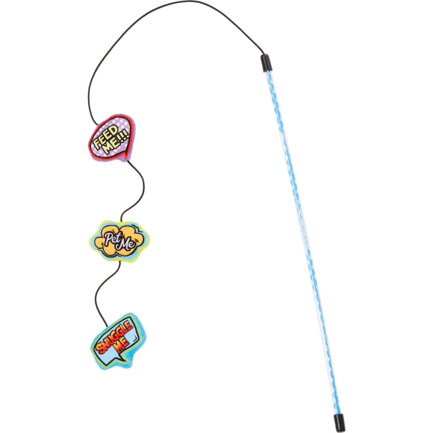 Frisco Retro Plush Comic Book Bubble Teaser Cat Toy With Catnip 1 Frisco Retro Plush Comic Book Bubble Teaser Cat Toy With Catnip