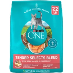 Purina ONE Tender Selects Blend With Real Salmon Dry Cat Food