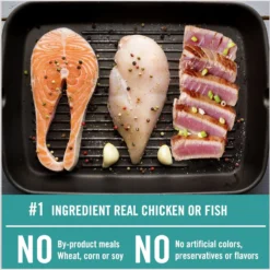 Chicken Soup For The Soul Classic Salmon & Brown Rice Recipe Adult Cat Dry Food -Furry Feast 236301 PT2. AC SS1800 V1694726369