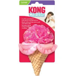 KONG Crackles Scoopz Cat Toy With Catnip, Color Varies -Furry Feast 237877 PT3. AC SS1800 V1631766481