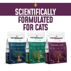 Veterinary Select Digestive Care + Sensitive Skin Dry Cat Food, 4-lb Bag -Furry Feast 238585 PT2. AC SS1800 V1591728483