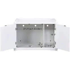 Unipaws Decorative Cat Litter Box Enclosure 13 Unipaws Decorative Cat Litter Box Enclosure -Furry Feast 241607 PT7. AC SS1800 V1631606820