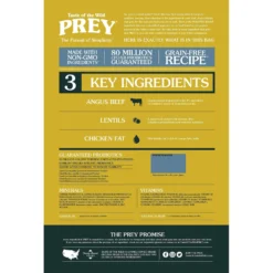 Taste Of The Wild PREY Angus Beef Formula Limited Ingredient Recipe Dry Cat Food -Furry Feast 242829 PT1. AC SS1800 V1676325013