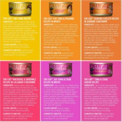 Tiki Cat Seafood Selects Variety Pack Grain-Free Wet Cat Food, 2.8-oz, Case Of 36 -Furry Feast 254321 PT2. AC SS1800 V1672952065