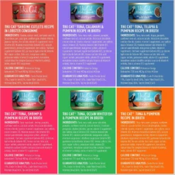 Tiki Cat Seafood Selects Variety Pack Grain-Free Wet Cat Food, 2.8-oz, Case Of 36 -Furry Feast 254321 PT3. AC SS1800 V1672952127