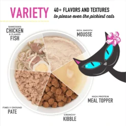 Tiki Cat Seafood Selects Variety Pack Grain-Free Wet Cat Food, 2.8-oz, Case Of 36 -Furry Feast 254321 PT7. AC SS1800 V1672952117