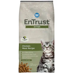 Blue Seal EnTrust Kitten Chicken Meal Recipe Dry Cat Food