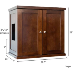 The Refined Feline Refined Deluxe Cat Litter Box -Furry Feast 258419 PT1. AC SS1800 V1603407093