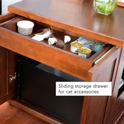 The Refined Feline Refined Deluxe Cat Litter Box -Furry Feast 258419 PT3. AC SS1800 V1603410108