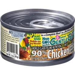 Gentle Giants Natural Non-GMO Chicken Grain-Free Cat & Kitten Canned Cat Food, 3-oz, Case Of 24 -Furry Feast 263198 PT2. AC SS1800 V1690829191