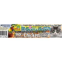 Gentle Giants Natural Non-GMO Chicken Grain-Free Cat & Kitten Canned Cat Food, 3-oz, Case Of 24 -Furry Feast 263198 PT5. AC SS1800 V1690829188