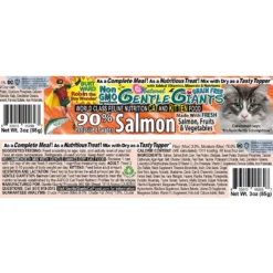 Gentle Giants Natural Non-GMO Salmon Grain-Free Cat & Kitten Canned Cat Food, 3-oz, Case Of 24 -Furry Feast 263202 PT1. AC SS1800 V1690829233