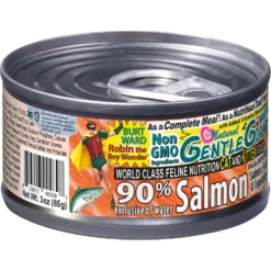 Gentle Giants Natural Non-GMO Salmon Grain-Free Cat & Kitten Canned Cat Food, 3-oz, Case Of 24 -Furry Feast 263202 PT2. AC SS1800 V1690830807