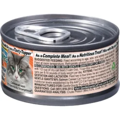 Gentle Giants Natural Non-GMO Salmon Grain-Free Cat & Kitten Canned Cat Food, 3-oz, Case Of 24 -Furry Feast 263202 PT3. AC SS1800 V1690829184
