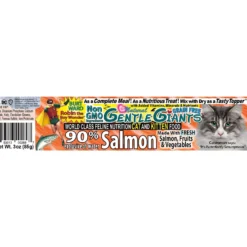Gentle Giants Natural Non-GMO Salmon Grain-Free Cat & Kitten Canned Cat Food, 3-oz, Case Of 24 -Furry Feast 263202 PT5. AC SS1800 V1690829801