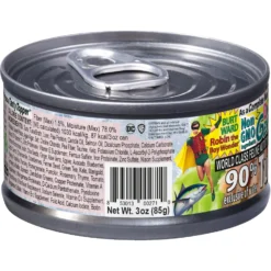 Gentle Giants Natural Non-GMO Tuna Grain-Free Cat & Kitten Canned Cat Food, 3-oz, Case Of 24 -Furry Feast 263204 PT7. AC SS1800 V1690830785