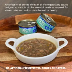 Lucy Pet Products Kettle Creations Sardine & Tuna Recipe In Gravy Wet Cat Food, 2.47-oz Can, Case Of 12 -Furry Feast 263500 PT2. AC SS1800 V1607467337