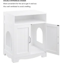 Unipaws Enclosed Cat Litter Box -Furry Feast 263521 PT3. AC SS1800 V1607576272