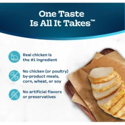 Blue Buffalo Tastefuls Chicken Entrée Mature Cats Pate Wet Cat Food, 3-oz Can, Case Of 24 -Furry Feast 264535 PT5. AC SS1800 V1630731679