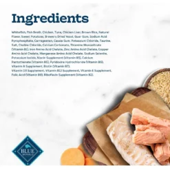 Blue Buffalo Tastefuls Ocean Fish & Tuna Entrée Pate Wet Cat Food -Furry Feast 264543 PT4. AC SS1800 V1630737439