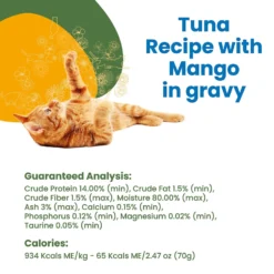 Almo Nature HQS Complete Tuna With Mango Wet Cat Food, 2.47-oz Can, Case Of 12 -Furry Feast 264822 PT5. AC SS1800 V1632847898