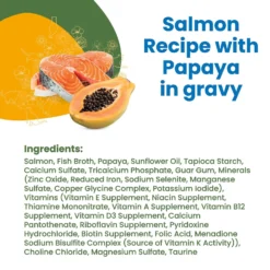 Almo Nature HQS Complete Salmon With Papaya Wet Cat Food, 2.47-oz Can, Case Of 12 -Furry Feast 264828 PT4. AC SS1800 V1632848808