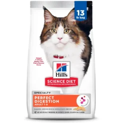 Hill's Science Diet Adult Perfect Digestion Salmon Dry Cat Food