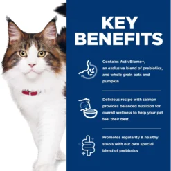 Hill's Science Diet Adult Perfect Digestion Salmon Dry Cat Food -Furry Feast 266842 PT5. AC SS1800 V1614207690