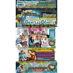 Gentle Giants Natural Non-GMO Chicken & Fish Cat & Kitten Dry Cat Food -Furry Feast 272269 PT1. AC SS1800 V1612918614