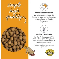 Dr. Elsey's Cleanprotein Turkey Kibble Cat Dry Food -Furry Feast 277949 PT3. AC SS1800 V1701452379