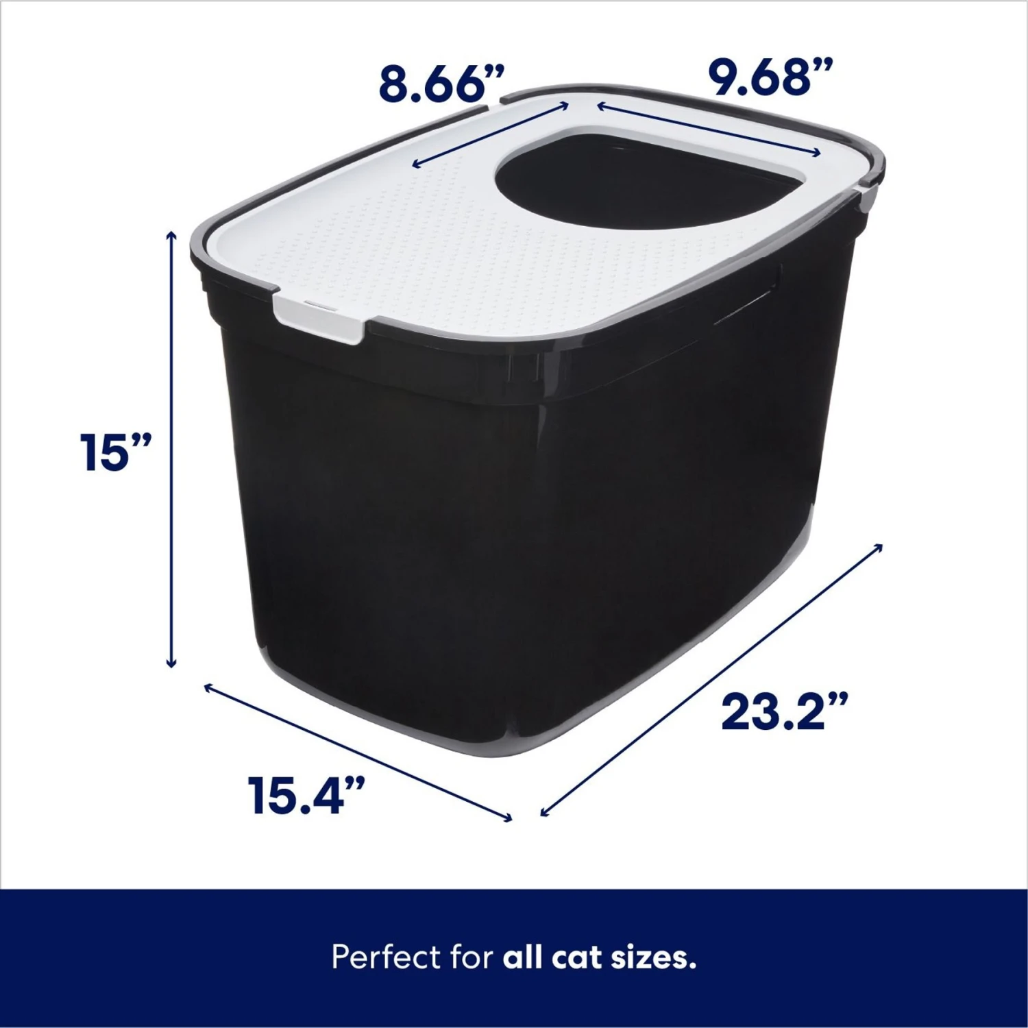 Frisco Top Entry Cat Litter Box, Extra Large 2 Frisco Top Entry Cat Litter Box, Extra Large - Image 2