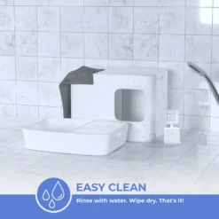 Meowy Studio Loo Enclosed Cat Litter Box Concealment 12 Meowy Studio Loo Enclosed Cat Litter Box Concealment -Furry Feast 280430 PT3. AC SS1800 V1623358061