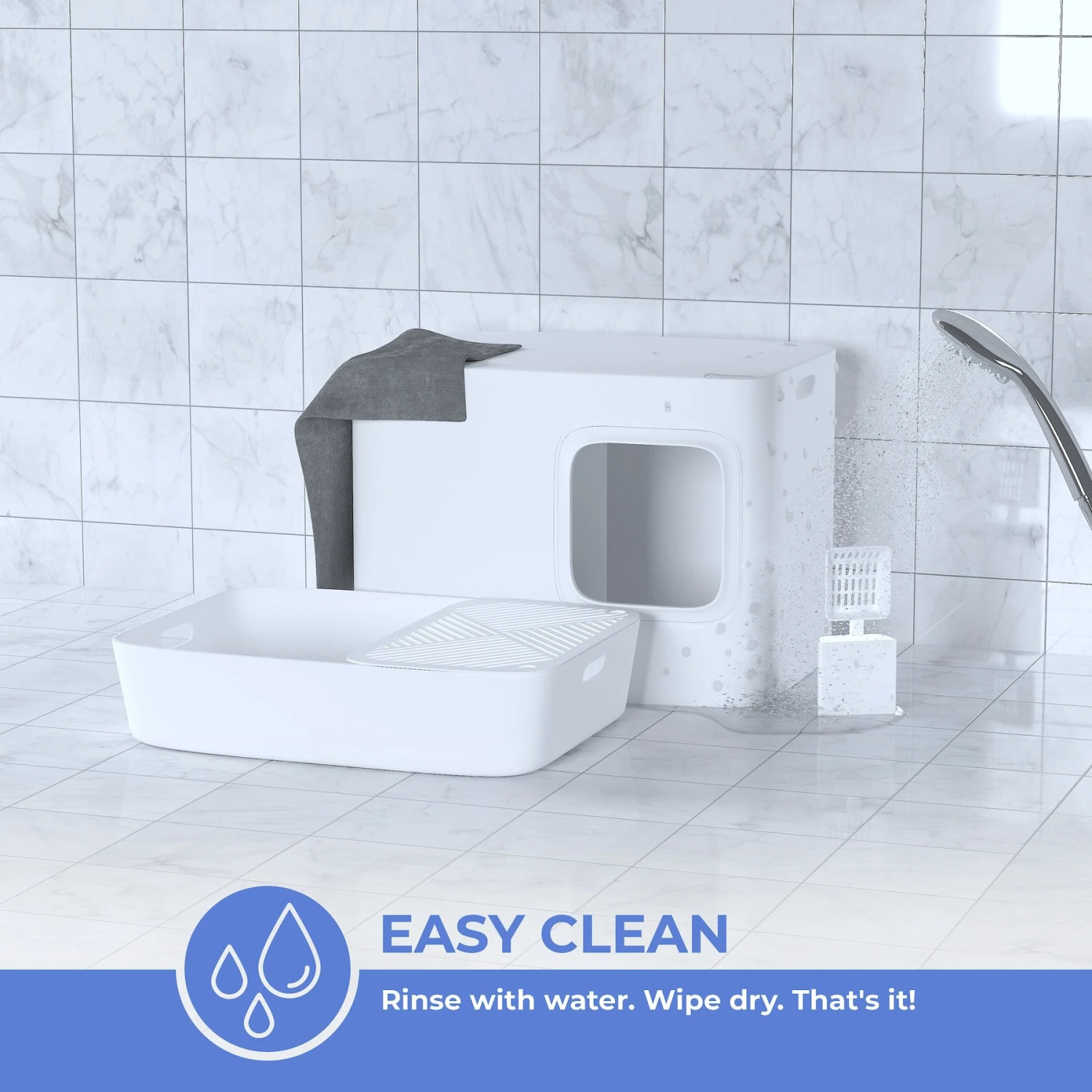 Meowy Studio Loo Enclosed Cat Litter Box Concealment 4 Meowy Studio Loo Enclosed Cat Litter Box Concealment - Image 4