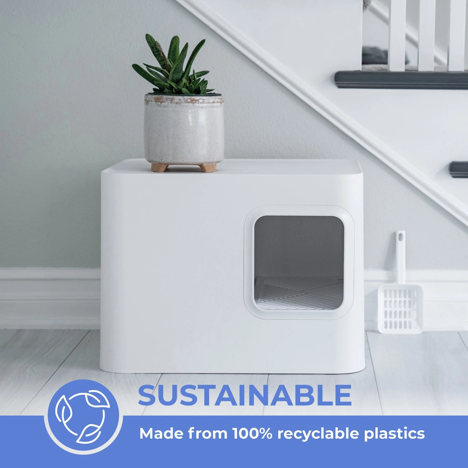 Meowy Studio Loo Enclosed Cat Litter Box Concealment 7 Meowy Studio Loo Enclosed Cat Litter Box Concealment - Image 7