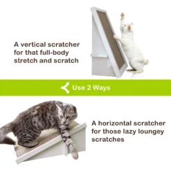 Way Basics ZBoard Paperboard Incline Scratcher Cat Toy -Furry Feast 280457 PT2. AC SS1800 V1690830820