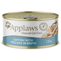 Applaws Catfish With Pollock In Broth Wet Cat Food, 2.47-oz Can, Case Of 24