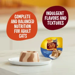 Meow Mix Tasty Layers Tuna & Whitefish Recipe Stuffed With Real Tuna Swirled Paté Cat Food, 2.75-oz Can, Case Of 12 -Furry Feast 292096 PT4. AC SS1800 V1661896380