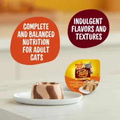 Meow Mix Tasty Layers Chicken & Turkey Recipe Stuffed With Real Chicken Swirled Paté Cat Food, 2.75-oz Can, Case Of 12 -Furry Feast 292098 PT4. AC SS1800 V1670621660