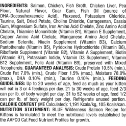 Blue Buffalo Wilderness Kitten Salmon Grain-Free Canned Cat Food & Blue Buffalo Wilderness High Protein Natural Grain-Free Chicken Kitten Dry Cat Food -Furry Feast 292762 PT2. AC SS1800 V1619984533